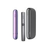 IQOS ILUMA Pebble Grey con Cover laterale Iridescente Purple Plume - IQOS ILUMA, il riscaldatore di tabacco con tecnologia a induzione con accessorio originale