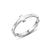 Anellissimo Anello religioso rosario uomo donna argento sterling 925 - 30