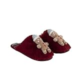 Noidinotte - Pantofola donna coral zenzy - 36/37 Bordeaux