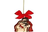 THUN - Addobbo per Albero di Natale Sacra Famiglia - Decorazioni Natale Casa - Formato Maxi - Ceramica - 7,5 x 5,8 x 8,5 h cm