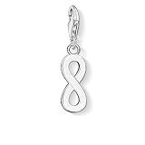 Thomas Sabo Ciondolo da Donna, Argento 925, Silver Infinity plain charm