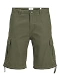 JACK & JONES Jpstcold Barkley Jjcargo Shorts SN Pantaloncini Cargo, Olive Night, XXL Uomo