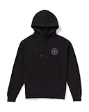 Volcom Felpa con cappuccio Watanite Uomo, Nero 324, X-Large