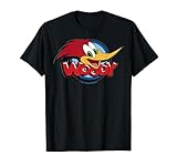 Woody Woodpecker Big Face Logo Maglietta