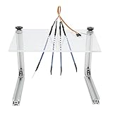 BDM Frame, Frame Holder Silver LED BDM Frame Staffa Strumento di Programmazione ECU Multifunzione con 4 Pin Sonda per Veicolo