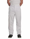 C.B.F. Balducci Group Pantalone da Lavoro con Tasche Uomo Donna (Bianco, S)