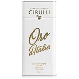 Frantoio Oleario Cirulli Olio Extravergine di Oliva Italiano Estratto a Freddo, EVO Lattina (5 Litri)