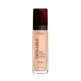 L Oréal Paris Fondotinta Liquido Infaillible 32H, Coprente a Lunga Tenuta con Protezione Solare SPF25, Formula Waterproof e Idratante, Tonalità: 110 Vanille Rose