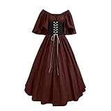 Abito da donna medievale corsetto irlandese sopra vestito stile 18 ° secolo tradizionale rinascimentale contadino costume costume periodo storico abito chemise boho set gotico cosplay abito, Caff,