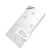 DOLCI SOGNI Materasso Lettino 60x120 cm Spessore 10 cm, OEKO-TEX® e CertiPUR™ Materasso Culla Bambino per Lettino Neonati, Fodera in Aloe Vera Sfoderabile e Lavabile, Materasso Lettino Neonato