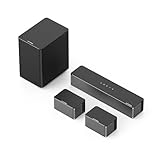 ULTIMEA 5.1 Surround Soundbar, 3D Surround Sound System Virtuale, Soundbar per Dispositivi TV con Subwoofer e Altoparlanti Posteriori, Surround e Bassi Regolabili Home Theatre, Poseidon Serie D50