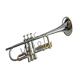 Tromba professionale Tromba in ottone stile occidentale tromba Bach tipo C tromba dorata curva dorata forte