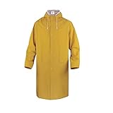 Delta Plus - Impermeabile in PVC, 0,32, giallo, L