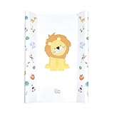 Materassino fasciatoio per bebè Lavabile 70 x 47 cm - Cuscino portatile, per Bambine e Bambini, Fasciatoio da tavolo Motivo Safari