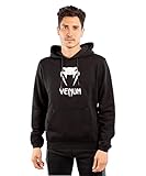 VENUM Felpa con Cappuccio Classic, Felpe Uomo, Nero/Bianco, XXL