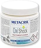 Metacril OxiShock 750 GR - Ossigeno Shock in Micro granuli - Ideale per Piscina o Idromassaggio (Teuco,Jacuzzi,Dimhora,Intex,Bestway,ECC.) Spedizione IMMEDIATA