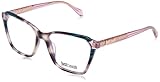 Just Cavalli Eyeglass Frame Vjc048 Shiny Brown/Beige Havana 54/17/140 Donna Occhiali