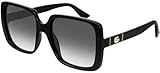 Gucci Occhiali da Sole GG0632S Black/Grey Shaded 56/20/145 donna