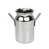 Nisbets CL209 mini bidone del latte in acciaio INOX, medium, 120 ml, 4.25 ml, diametro 45 x 80 mm H