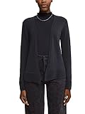 ESPRIT Women s Open Knitted Cardigan, Donna, Nero (BLACK), M