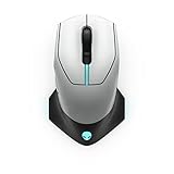 Alienware AW610M Mouse da gioco cablato/wireless 610M (Lunar Light)