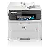 Brother DCPL3560CDW Multifunzione Led a Colori 3 in 1, 26 Ppm, Stampa Fronte, Retro Automatica Fino a 10 Pagine al Minuto, Gigabit Ethernet, WIFI a 5 Ghz e USB, Vassoio Carta da 250 Fogli