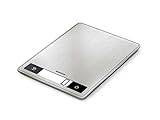 Soehnle Page Profi 200 Bilancia pesa alimenti digitale, Bilancia da cucina da 1 g a 15 kg compatta ed elegante, Bilancia cucina digitale, grigio