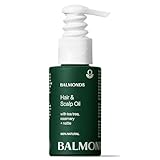 Balmonds - Olio per cuoio capelluto, 50 ml, trattamento naturale per psoriasi del cuoio capelluto e dermatite seborroica…