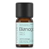 Essenciales - Olio Essenziale di Biznaga Bio, 100% Puro e Ecologico - 10 ml | Olio Essenziale Visnaga Vera