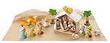 Set Presepe Completo (20 pz) | Sevi | Decorazioni natività. Presepe in legno artigianale Sevi. | 29x19x19cm | Decorazioni natalizie in legno | modello 82257