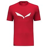 SALEWA Solidlogo Dry M T-shirt Uomo, Flame, M