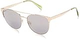 Just Cavalli JC750S-30Q Occhiali da Sole, Oro (Shiny Gold/Mirror Green), 56.0 Donna