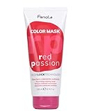 Fanola Color Mask Red Passion, Maschera Pigmentata Nutriente per Capelli Scuri Naturali o Trattati ad Azione Condizionante per un Colore Vivido e Luminoso, 200 ml