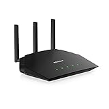 NETGEAR Nighthawk Router WiFi 6 (RAX10), Dual-Band Velocità Wireless AX1800 (fino a 1.8 Gbps), Copertura fino a 100 m2