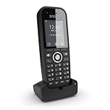 Snom M30 Telefono Cordless DECT IP per cordless casa e Ufficio, Ampio Display a Colori, Audio Cristallino, Funzioni Avanzate, Batteria Potente, Compatibile con Centralino VoIP