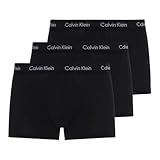 Calvin Klein Low Rise Trunk 3pk 0000u2664g, Boxer a vita bassa Uomo, Nero (Black W. Black Wb), XL