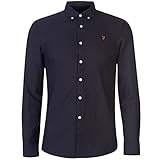 Farah Birraio Camicia, Blu Maritime, L Uomo