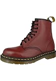 Dr. Martens 1460 Smooth, Stivali Unisex - Adulto, Rosso (Cherry Red), 44 EU