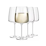 Krosno Bicchieri da Vino Bianco | Set di 4 | 480 ML | Collezione Modern | Bicchieri da Bere Regalo di Nozze | Perfetto per Casa, Ristoranti e Cucina | Lavabile in Lavastoviglie
