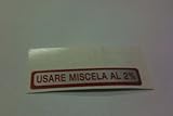 ADESIVO ROSSO MISCELA 2 VESPA 50 SPECIAL 125 ET3