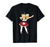 Sexy Birra Cameriera Dabbing Bruna Oktoberfest Camicia Maglietta