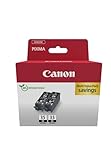 Canon PGI-35 TWIN Pacchetto di 2 Cartucce d inchiostro (2x Nero) Certificato (cartone riciclabile2024)