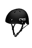 Momi Mimi, Helmet Unisex Jugend, Nero Opaco, 47-58