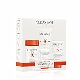 Kérastase Nutritive Discovery Set, kit regalo da viaggio con shampoo idratante, fondant e termoprotettore, routine nutriente per capelli secchi, formula arricchita di proteine con niacinamide