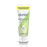 Durex Naturals Classico, Lubrificante Sessuale Intimo, Gel Lubrificante per Rapporti Intimi e Secchezza Vaginale, 100% Ingredienti di Origine Naturale, 100ml