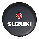 WACDXST Copertura Ruota di scorta Auto, per Suzuki Grand Vitara Vitara XL-7 Samurai Sidekick Wagon Ignis Impermeabile e Antipolvere AntiGraffio Copertura della Ruota di Scorta Copriruota,B-15in