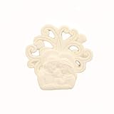 12X Gesso albero della vita SACRA FAMIGLIA 4.3cm DECORAZIONE BOMBONIERA