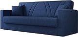 Arredo Stock Divano letto tre posti, 214x89x81 cm (Blue Jeans)