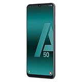 Samsung Galaxy A50 Smartphone, Display 6.4" Super AMOLED, 128 GB Espandibili, RAM 4 GB, Batteria 4000 mAh, 4G, Dual Sim, Android 9 Pie, [Versione Italiana], Black