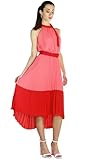 Denny Rose Donna Abito Senza Maniche 211ND15030 44 Multicolore Coral/Red 218961-01